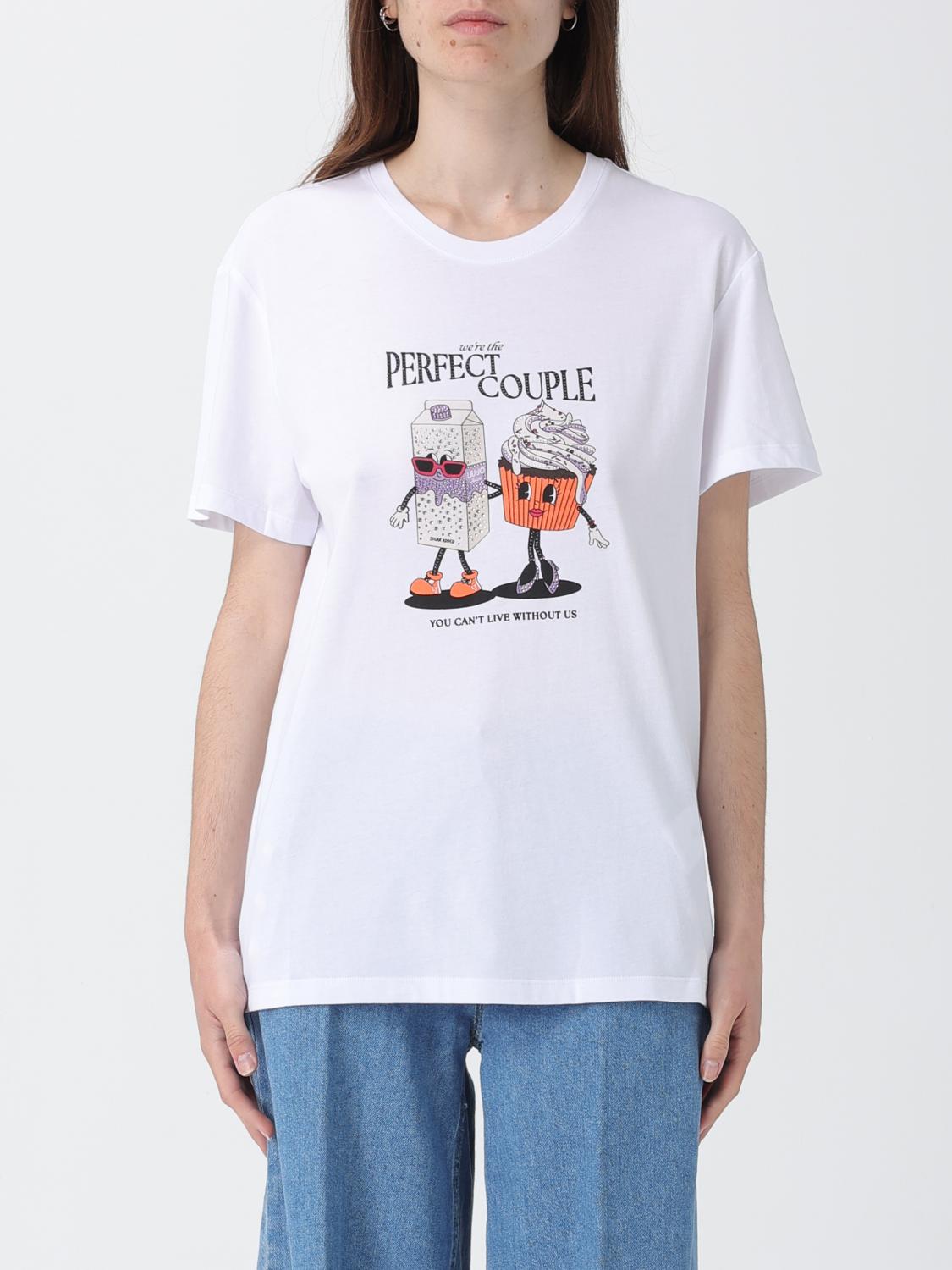 LIU JO Baumwoll-T-Shirt mit Grafikdruck und Kontrastlogo