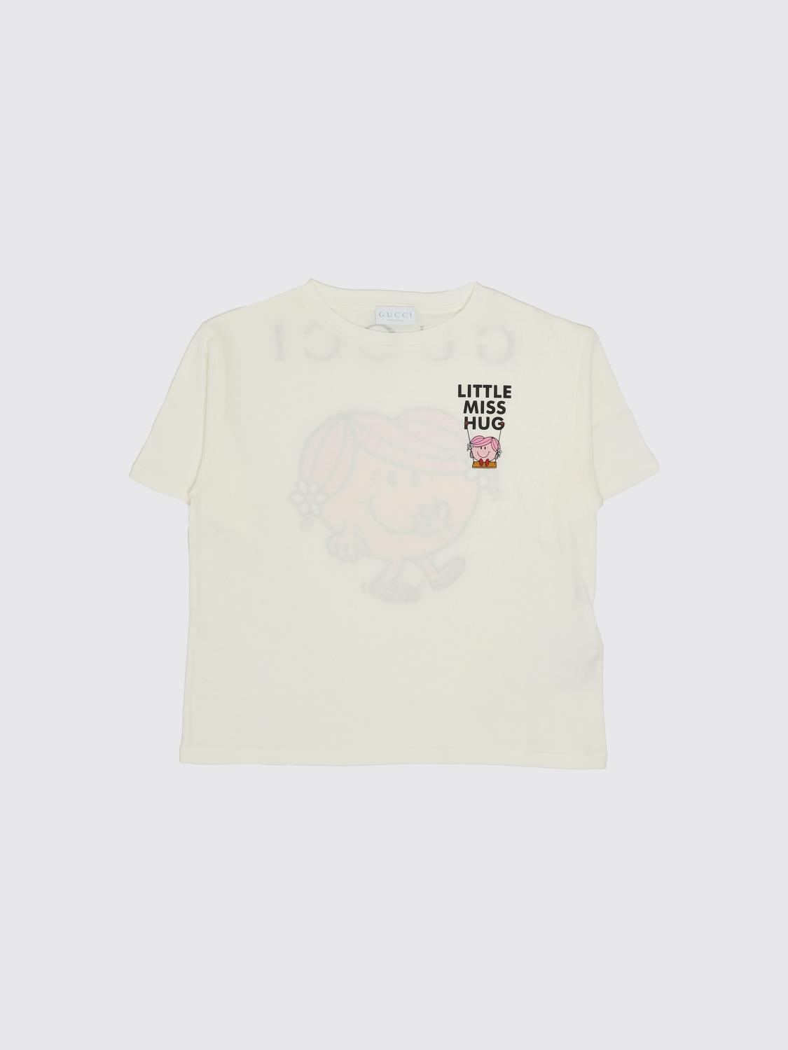 GUCCI T-shirt in cotone little miss hug