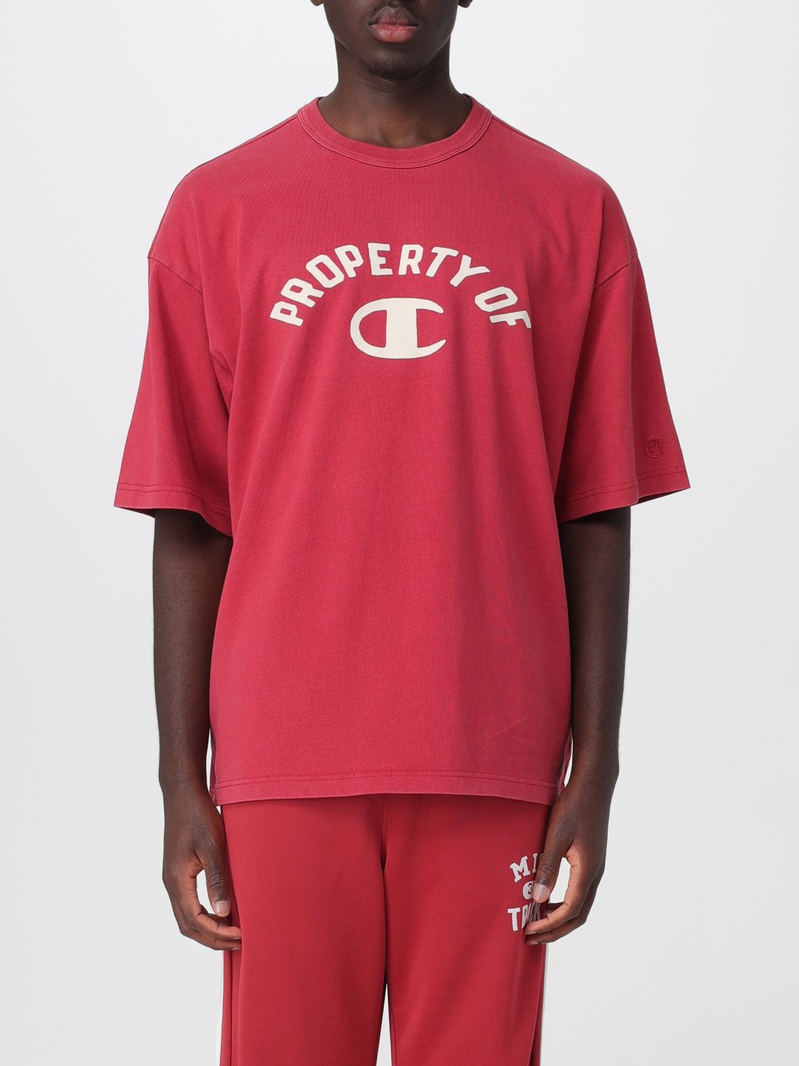 CHAMPION T-Shirt Uomo colore Rosso