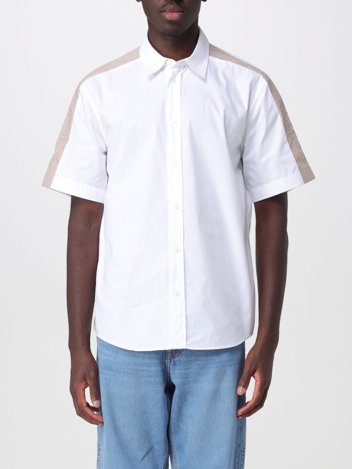 VERSACE JEANS COUTURE Camicia Uomo colore Bianco