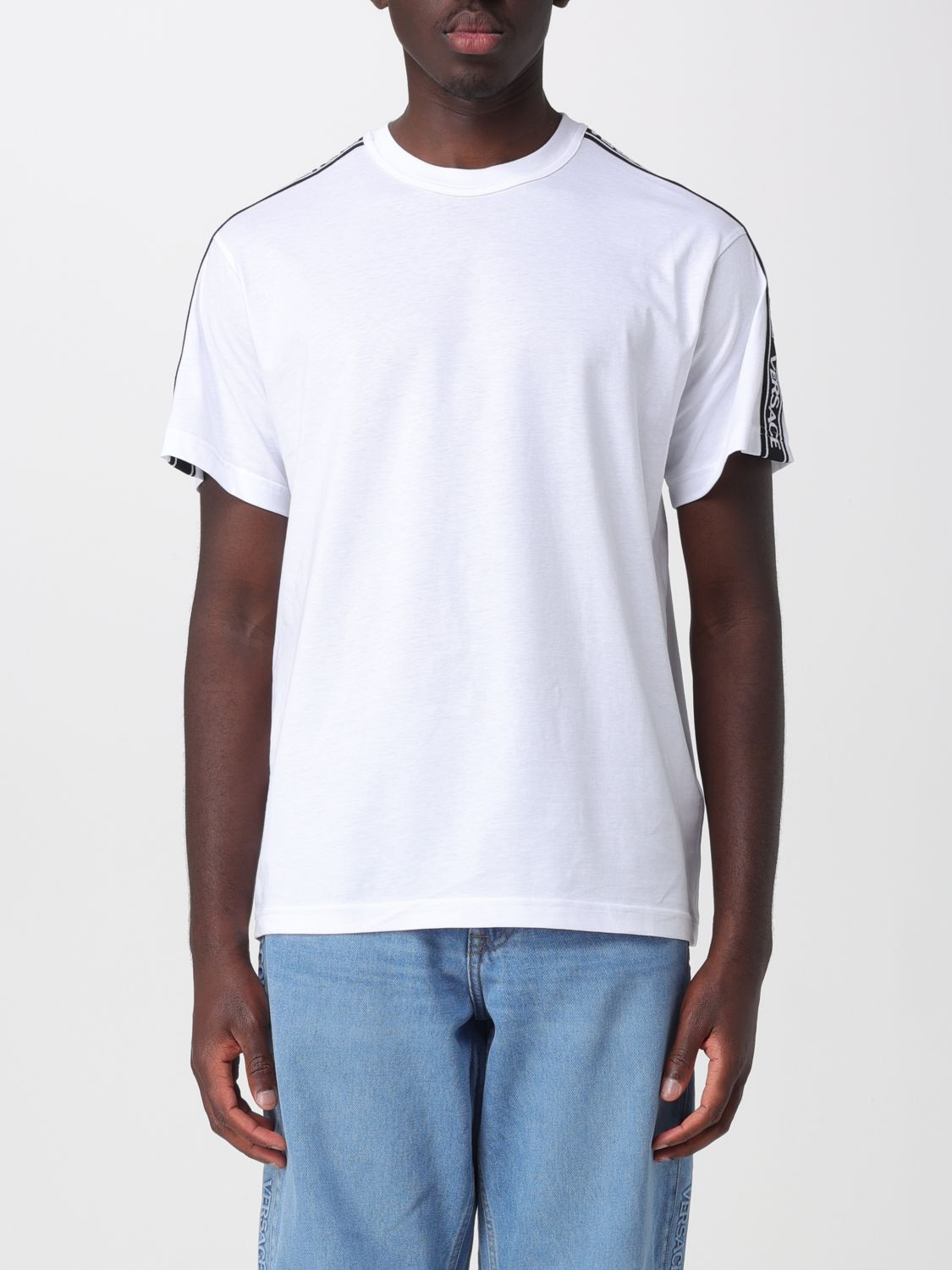 VERSACE JEANS COUTURE T-Shirt Uomo colore Bianco