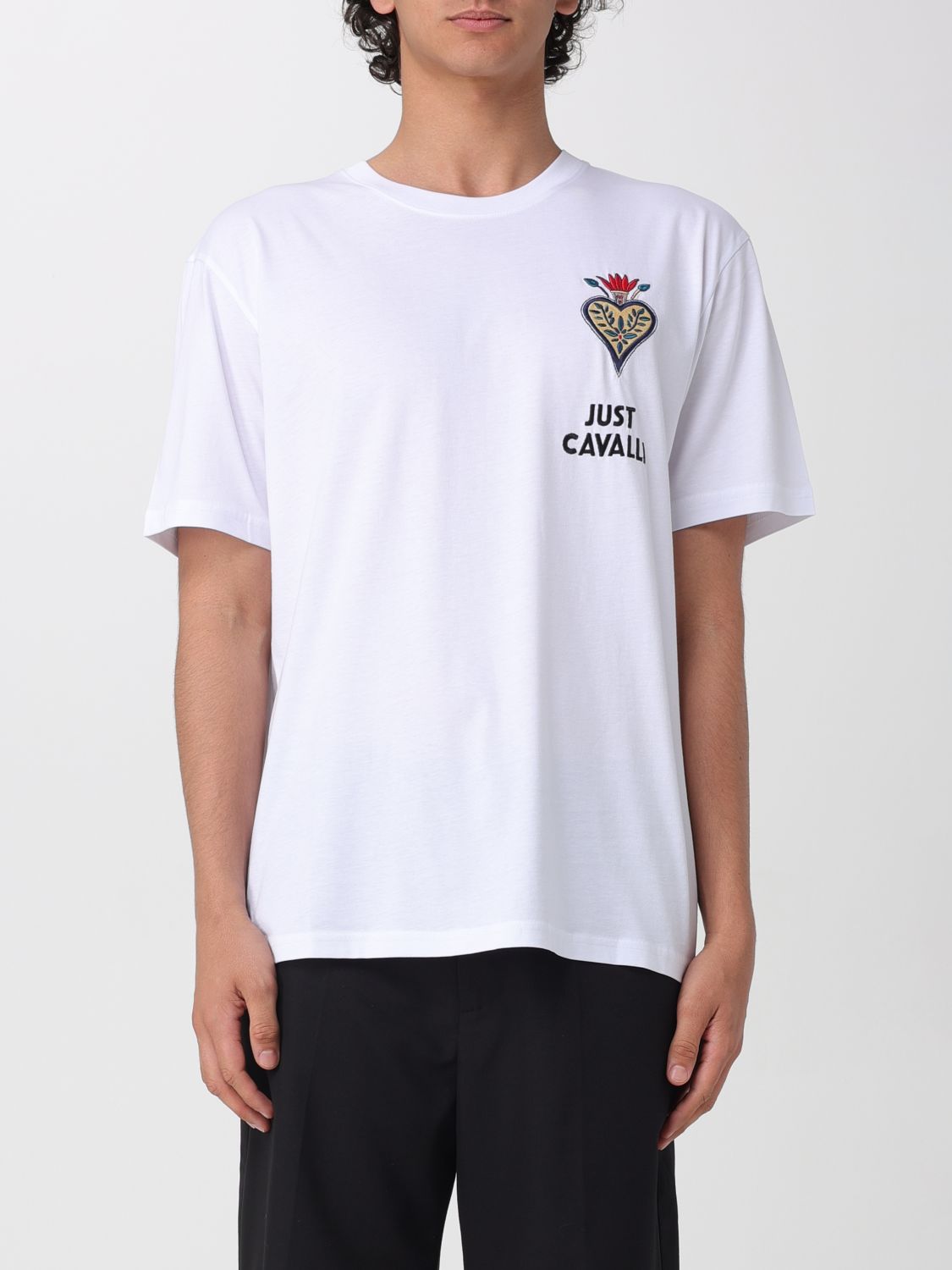 JUST CAVALLI T-Shirt Uomo colore Bianco