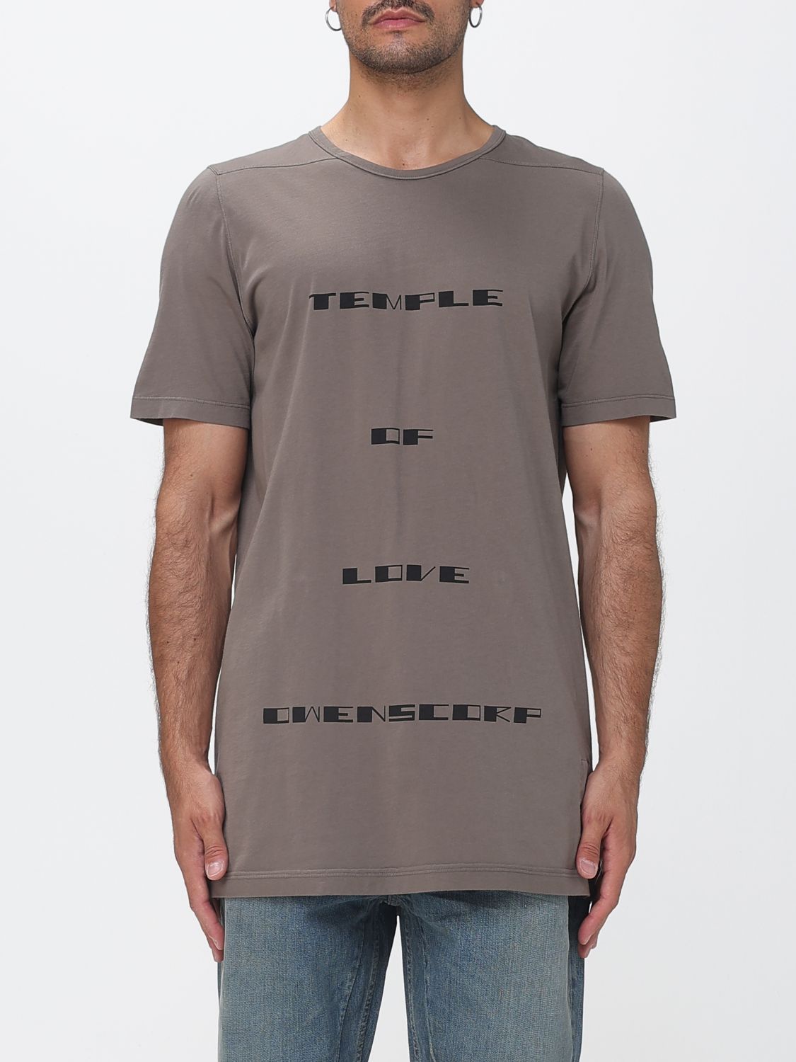 RICK OWENS DRKSHDW T-Shirt Uomo colore Grigio