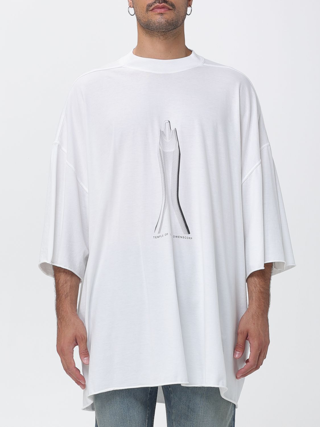 RICK OWENS DRKSHDW T-Shirt Uomo colore Bianco