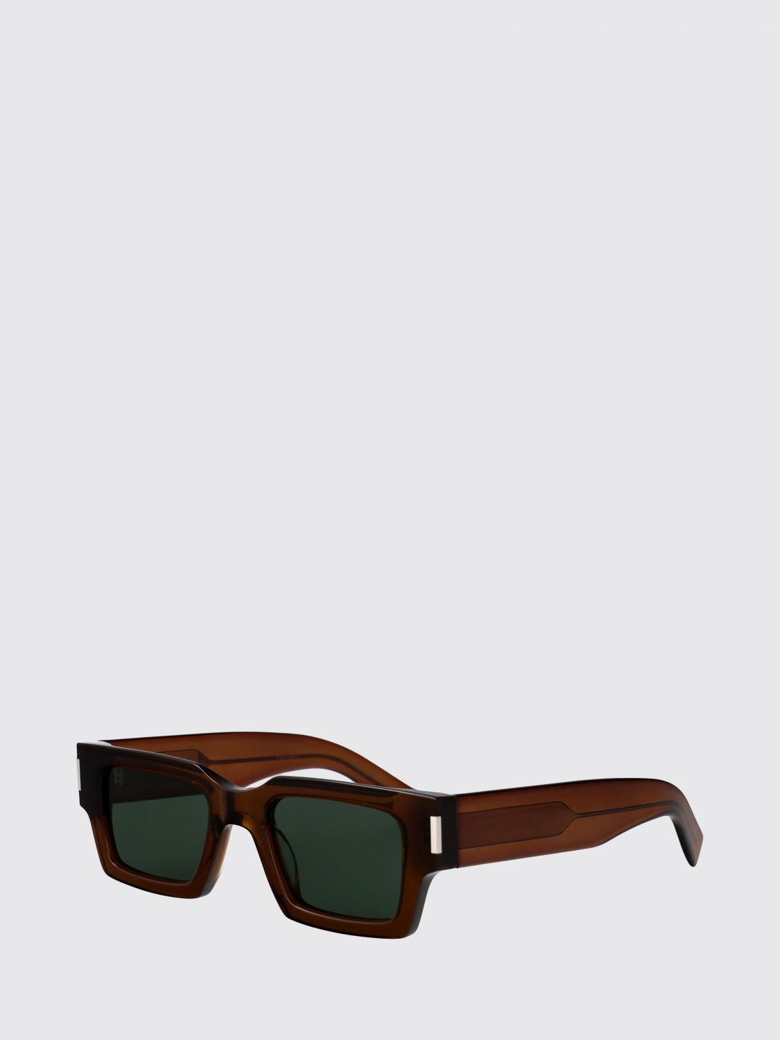 Saint Laurent Sl572 Acetate Sunglasses In Brown