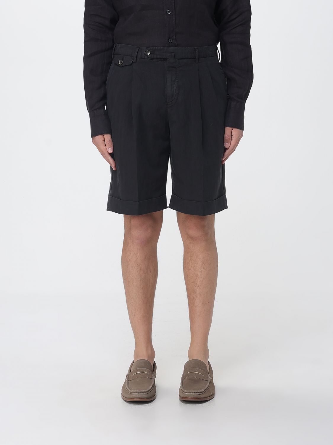 PT TORINO Leinenmisch-Shorts