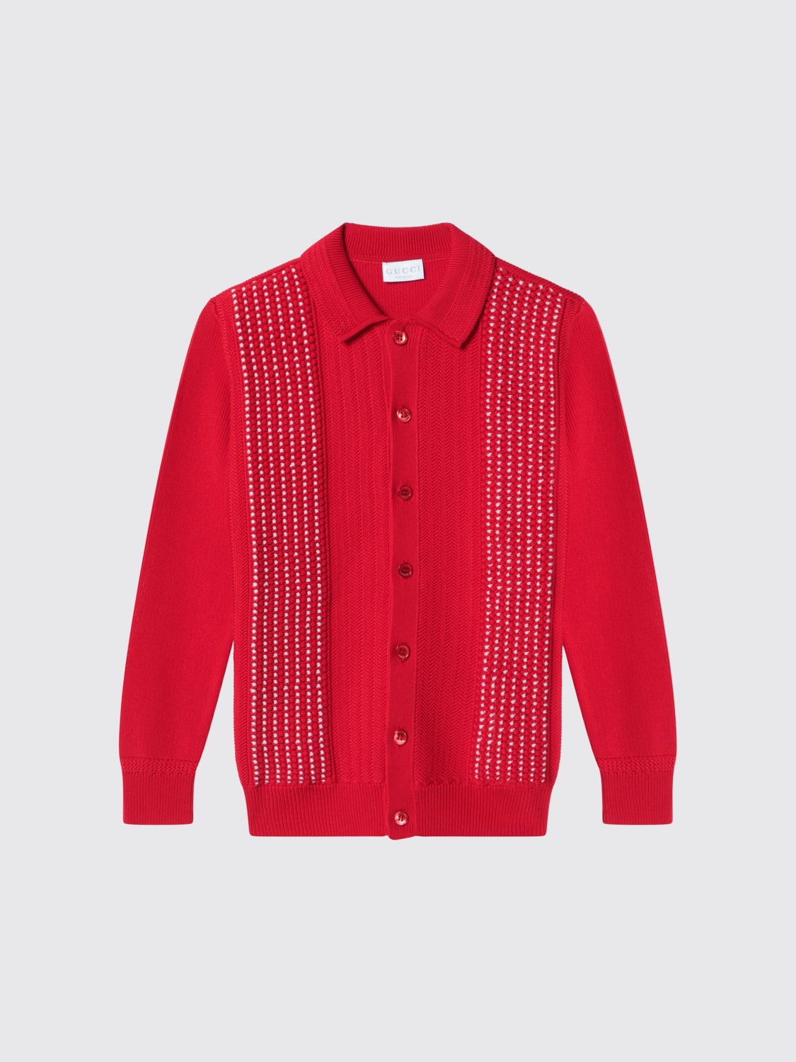 GUCCI Polo in maglia di cotone