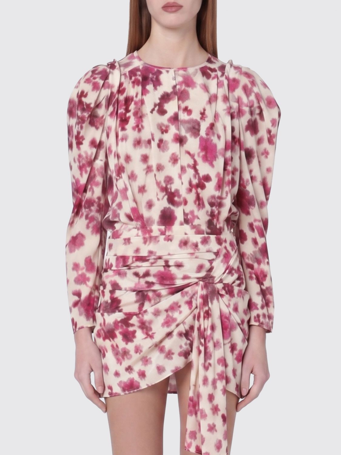 ISABEL MARANT Floral Print Silk Top　ISABEL MARANT フローラル プリント シルク トップ ISABEL