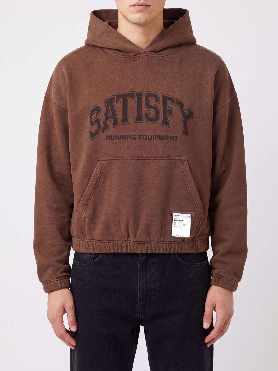 SATISFY Felpa con cappuccio in cotone organico
