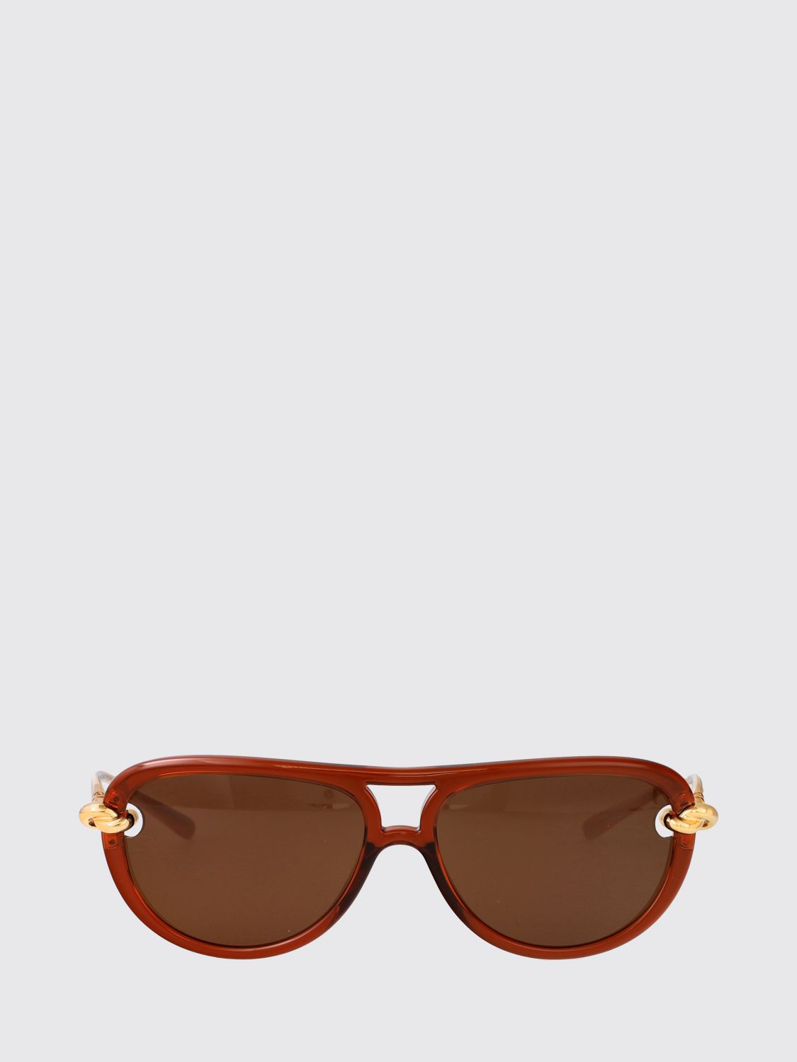 Bottega Veneta BV1418S Sunglasses in Metal and Acetate