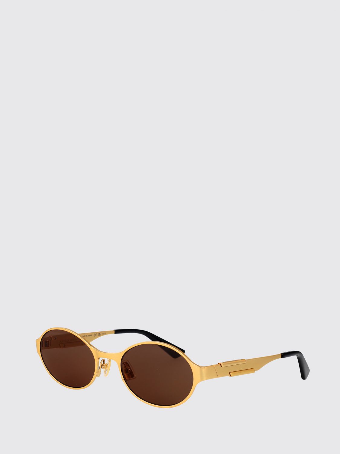BOTTEGA VENETA Vintage Oval Metal Sunglasses with Dark Lenses　BOTTEGA VENETA ヴィンテージ オーバル メタル サングラス ダークレンズ付き BOTTEGA