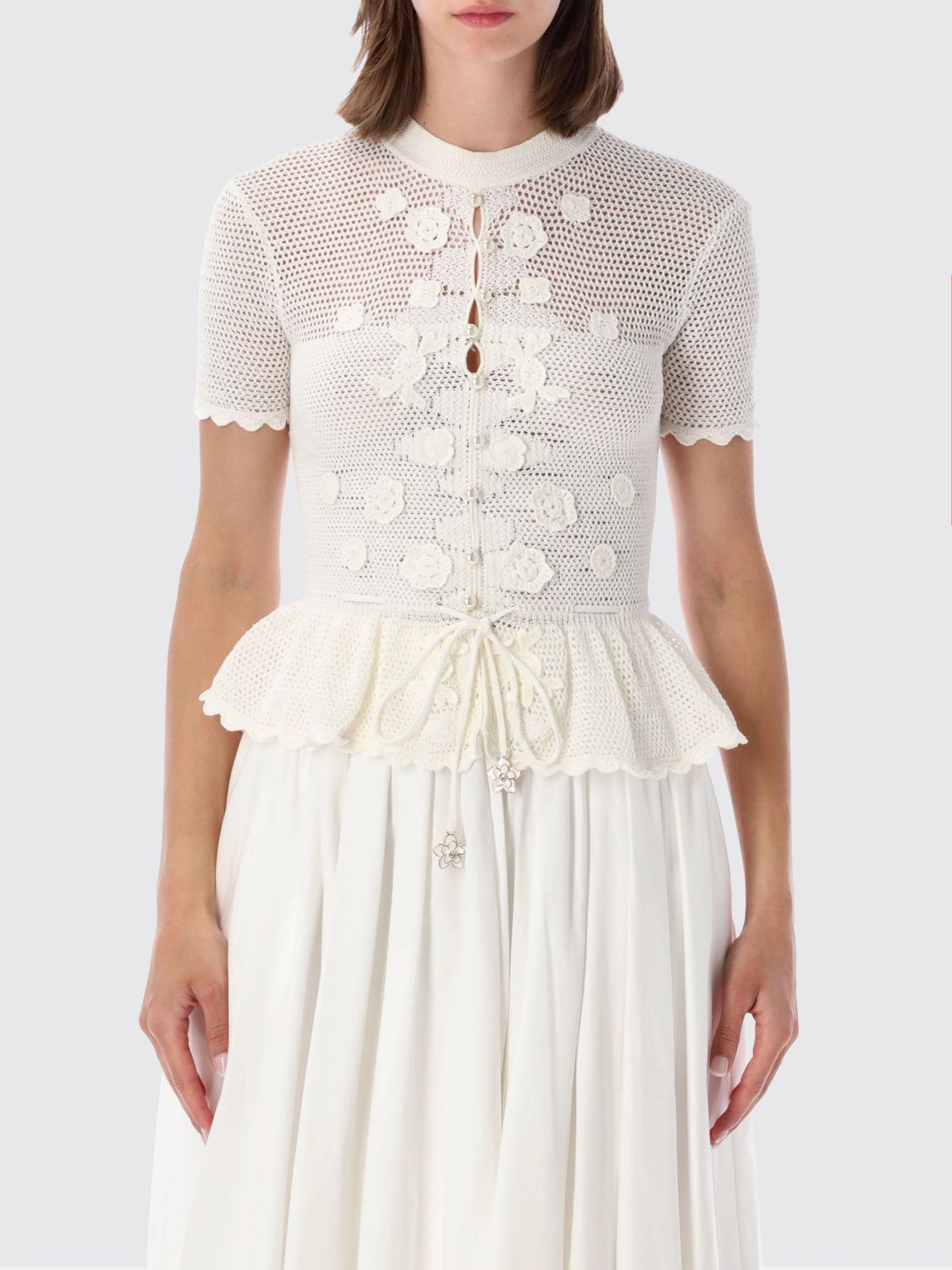 SELF-PORTRAIT Top Woman color White
