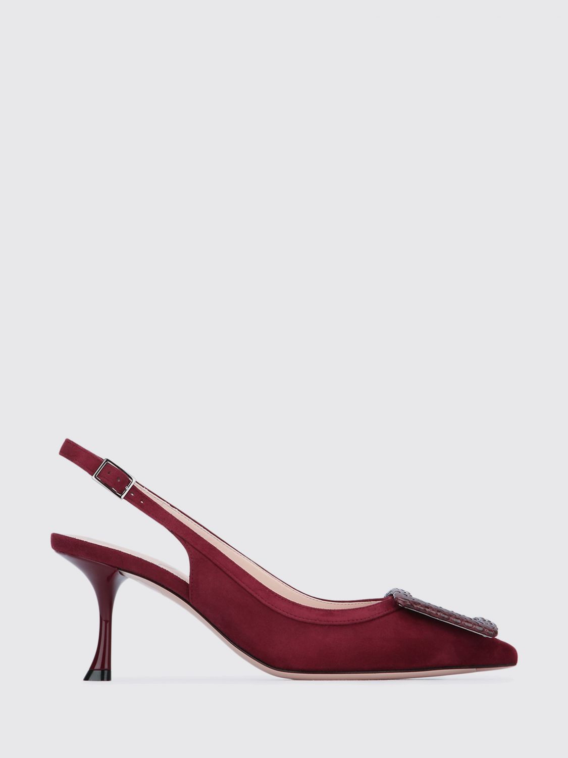 ROGER VIVIER Viv’ In The City Suede Slingback Pumps