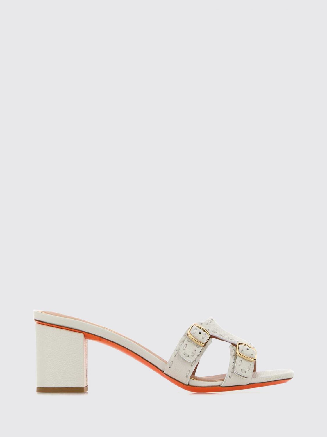 SANTONI Sandali Con Tacco Donna colore Bianco