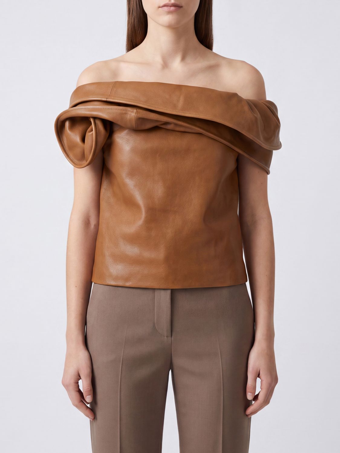 MAGDA BUTRYM Skirt Woman color Camel