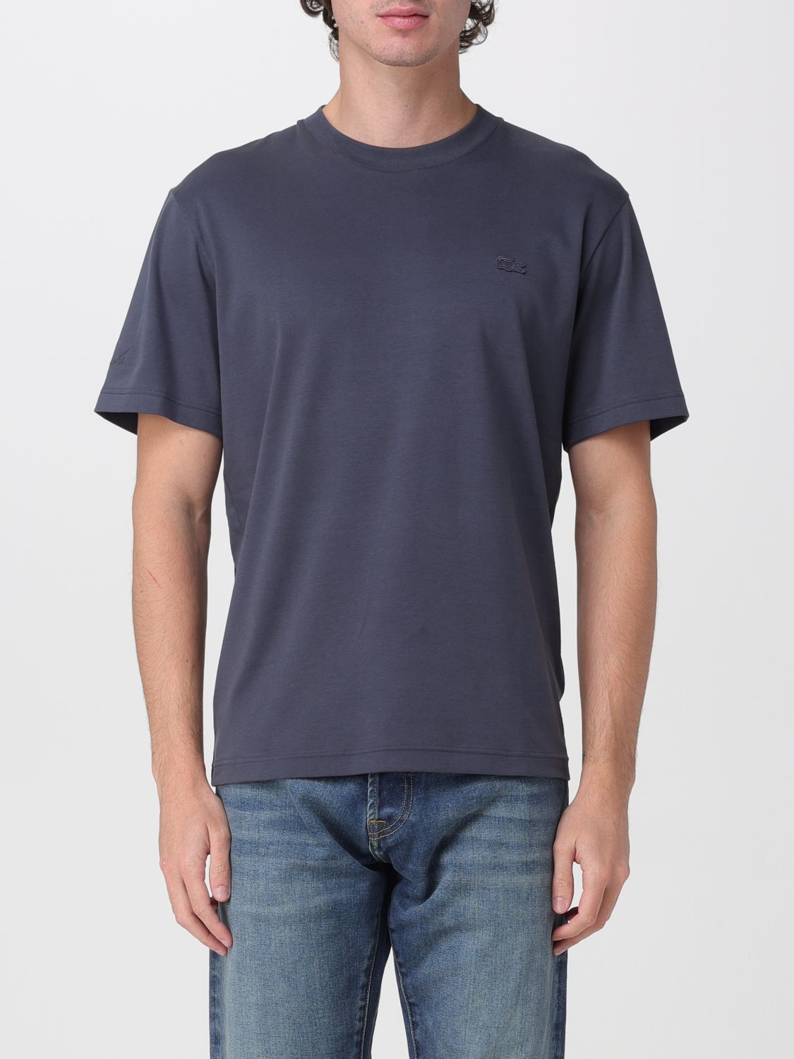 LACOSTE T-Shirt Uomo colore Grigio