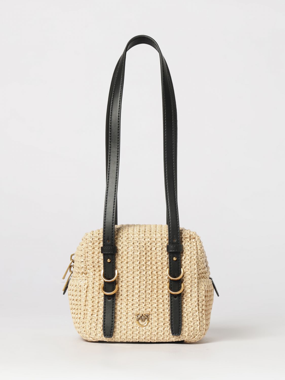 PINKO Borsa in rafia