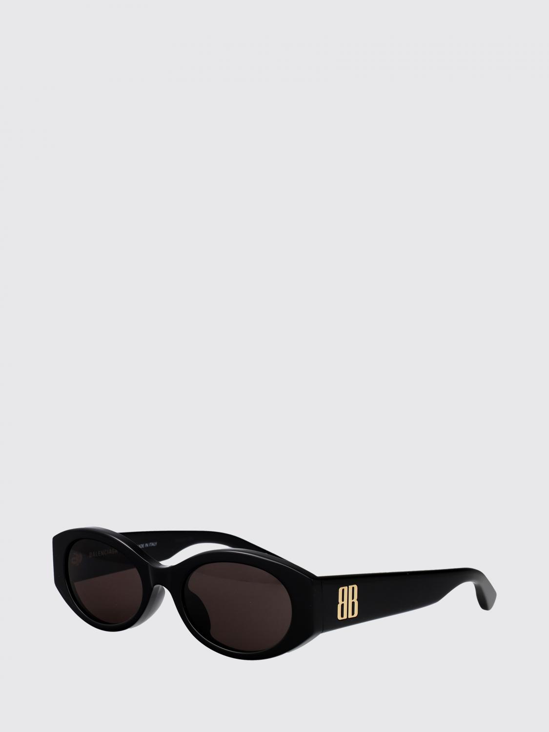 BALENCIAGA Occhiali da sole cat-eye in acetato con logo monogram e lenti scure