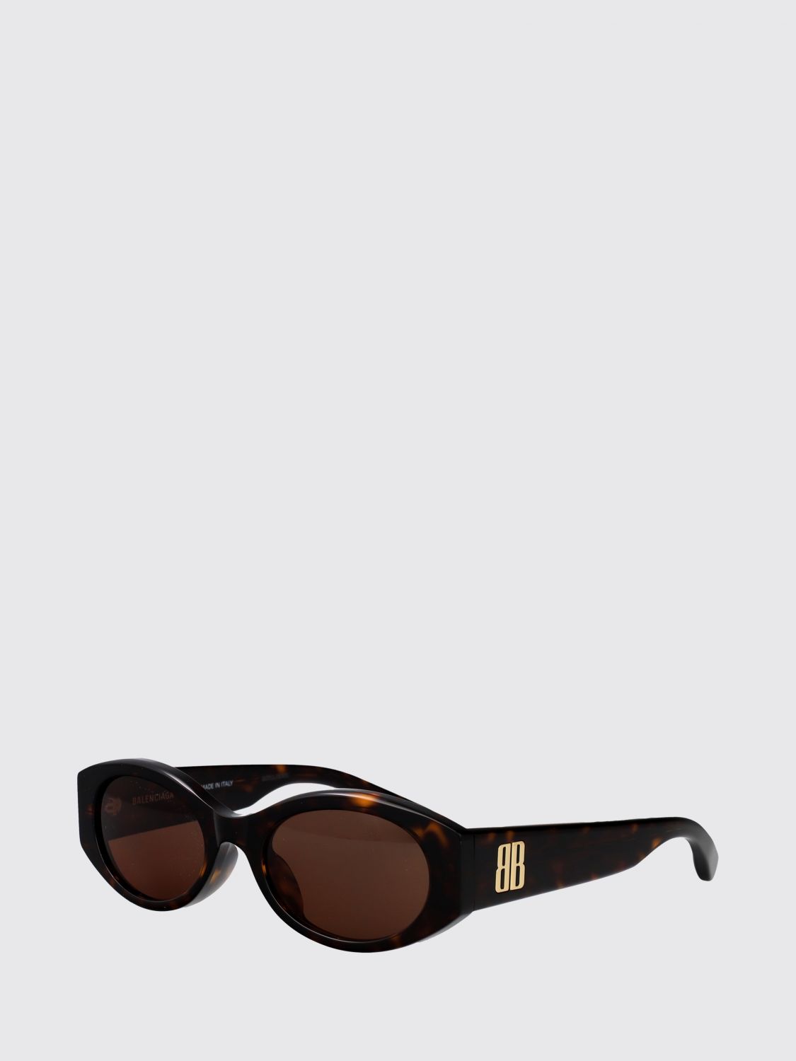 BALENCIAGA Cat-Eye Acetate Sunglasses with Monogram Logo and Dark Lenses　BALENCIAGA キャットアイ アセテート サングラス、モノグラム ロゴ、ダーク レンズ付き BALENCIAGA