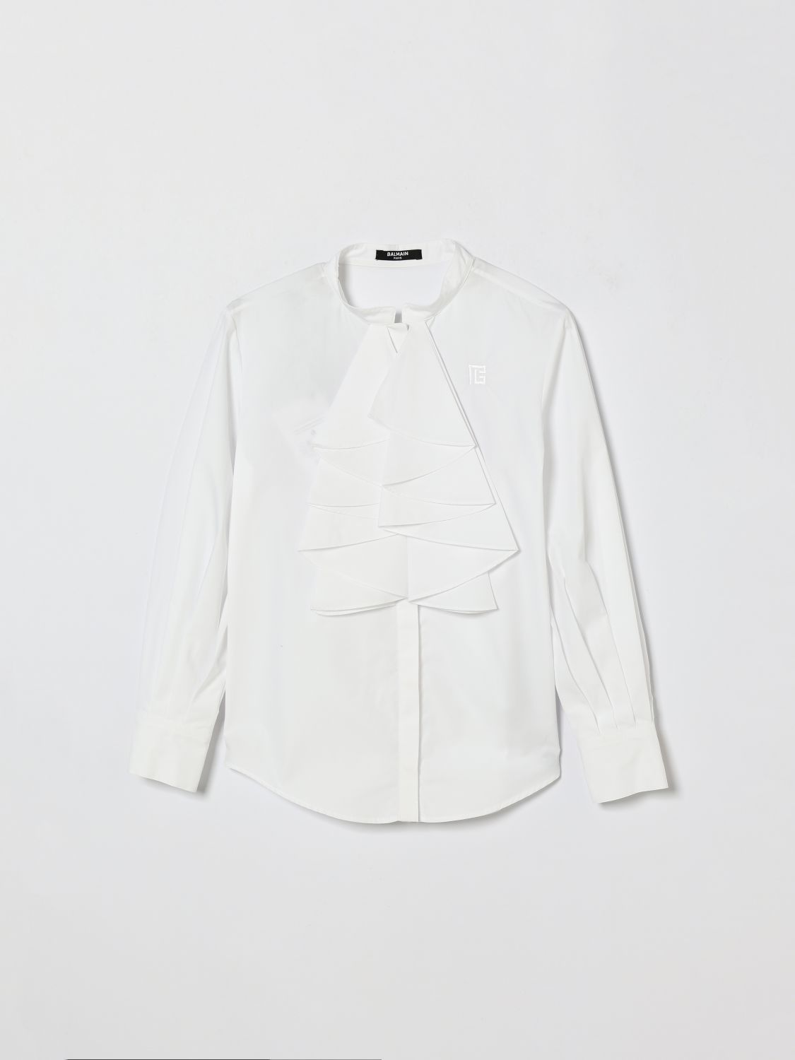 BALMAIN Shirt Kids color White