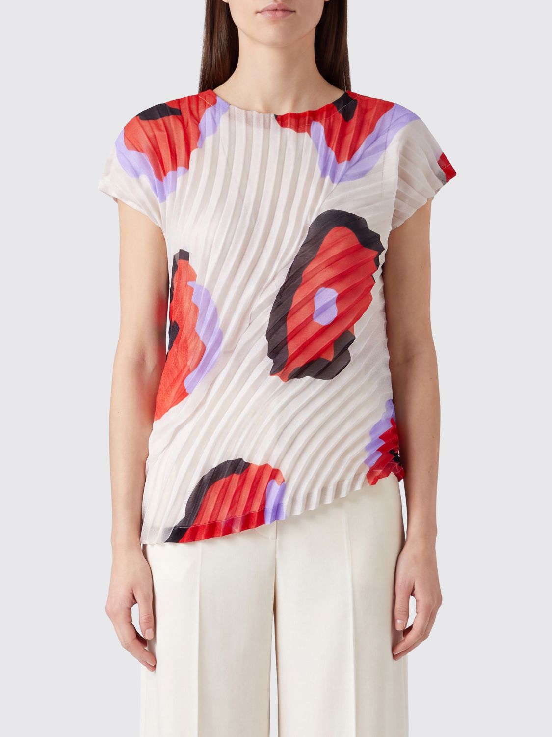 ISSEY MIYAKE Top Donna colore Beige