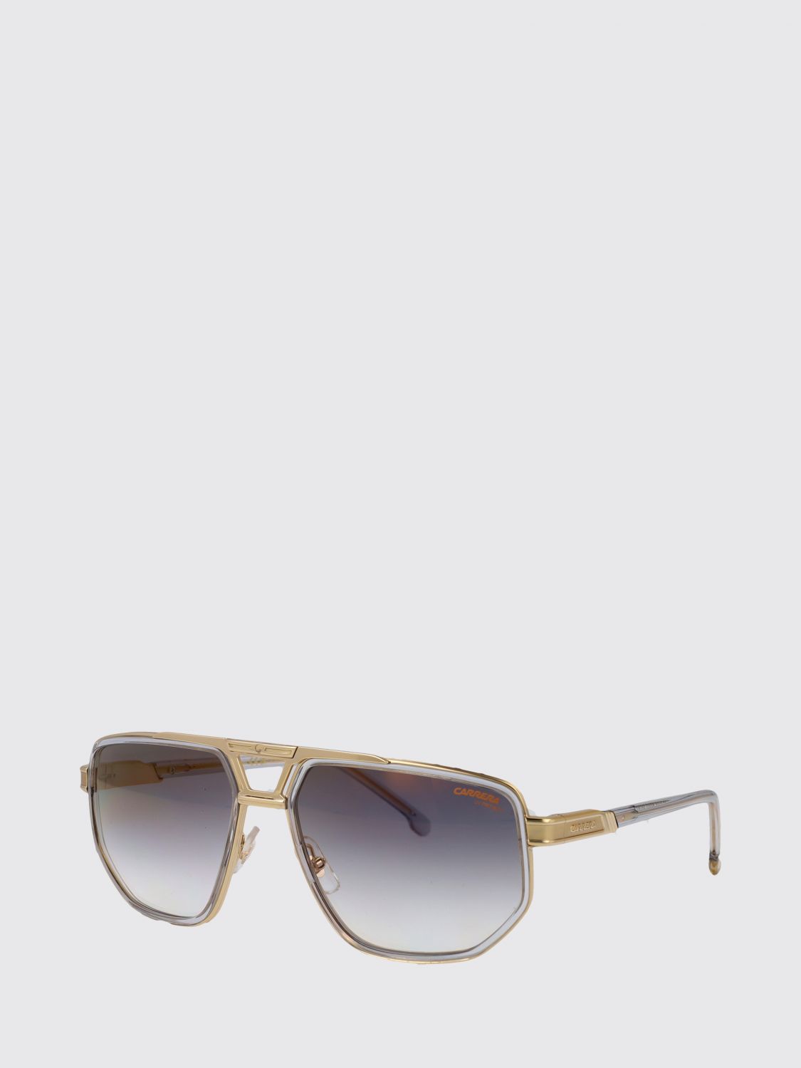CARRERA Rectangular Metal Aviator Sunglasses with Double Bridge
