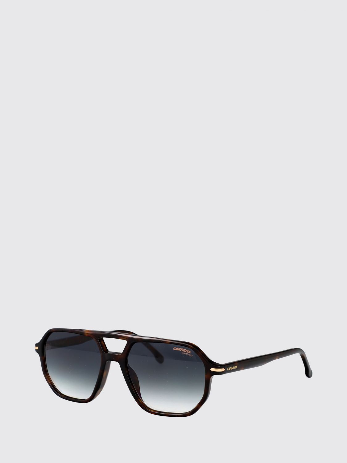Carrera Tortoiseshell Acetate Aviator Sunglasses with Double Bridge