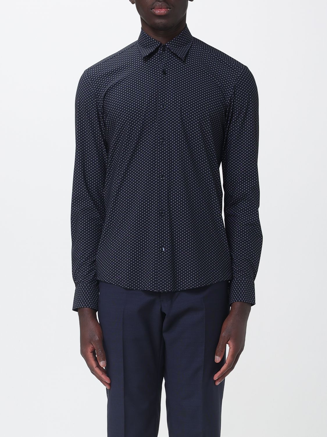 BOSS Slim Fit Hemd aus Jersey