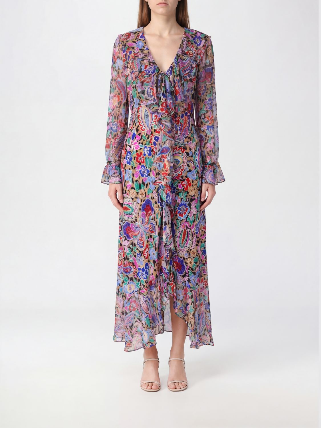 RIXO LONDON Dress Woman color Multicolor