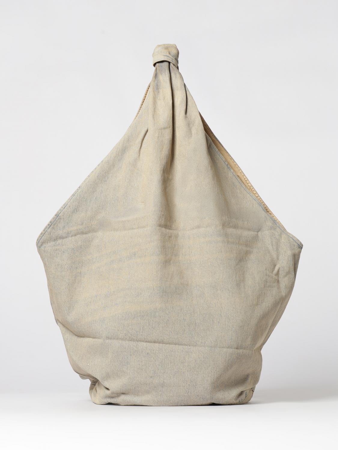 OUR LEGACY Large Shoulder Bag in Recycled Materials with a Rounded Shape