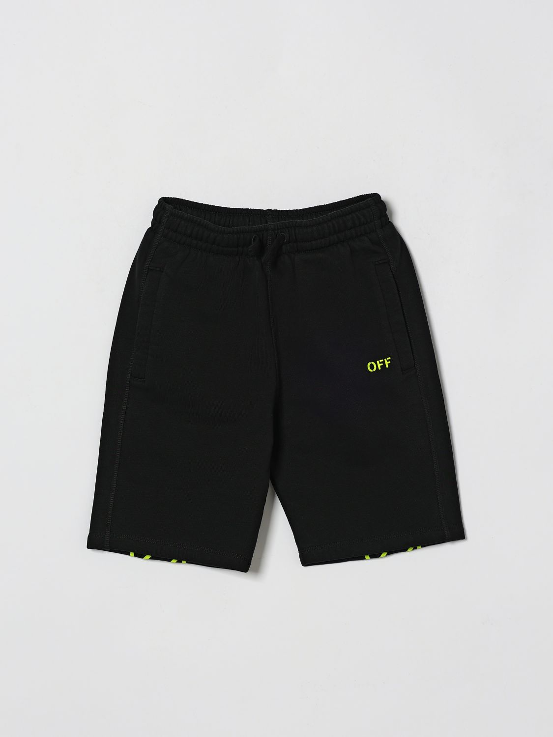 Off-White Kids Cotton Jogging Shorts　オフホワイト キッズ コットン ジョギング ショーツ Off-White