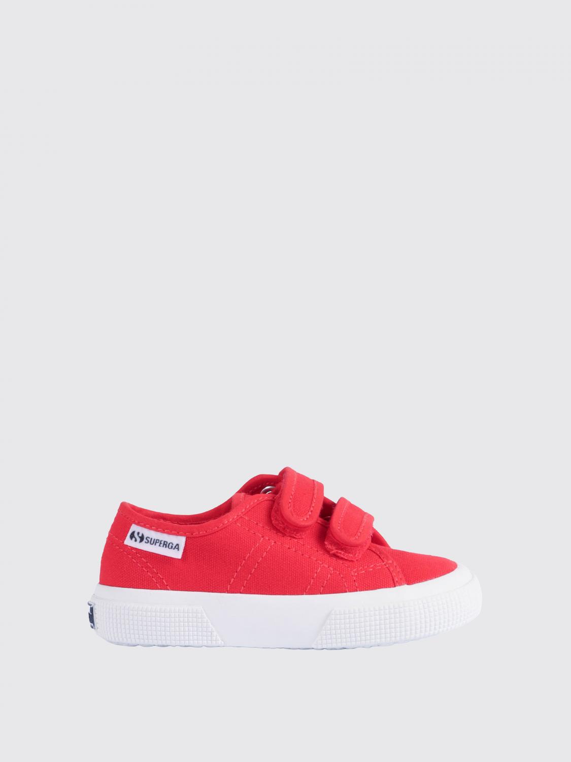 SUPERGA 3750 Leggera Kinder-Sneaker von aus Canvas mit Klettverschluss
