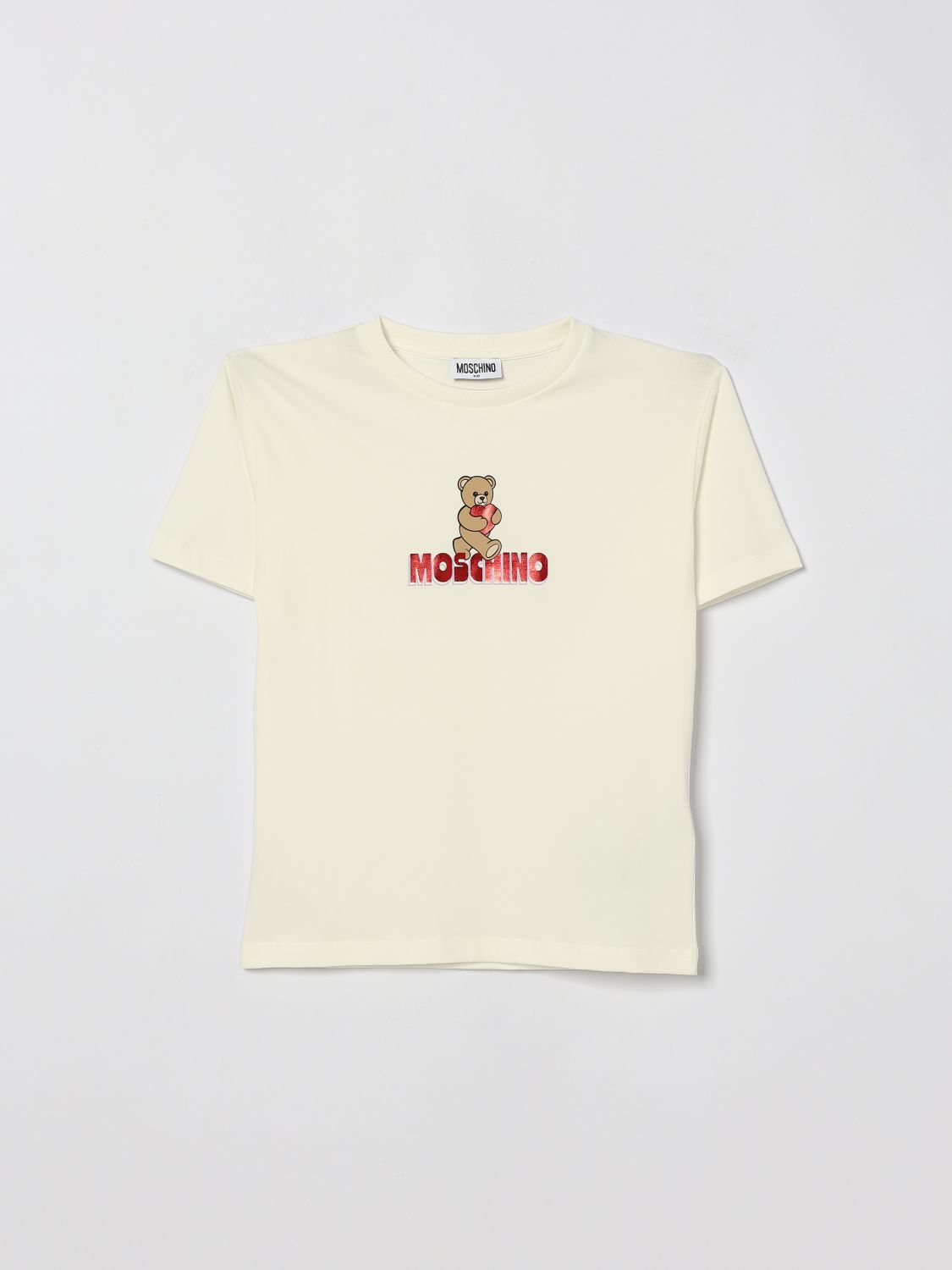 MOSCHINO Teddy T-Shirt aus Baumwolle