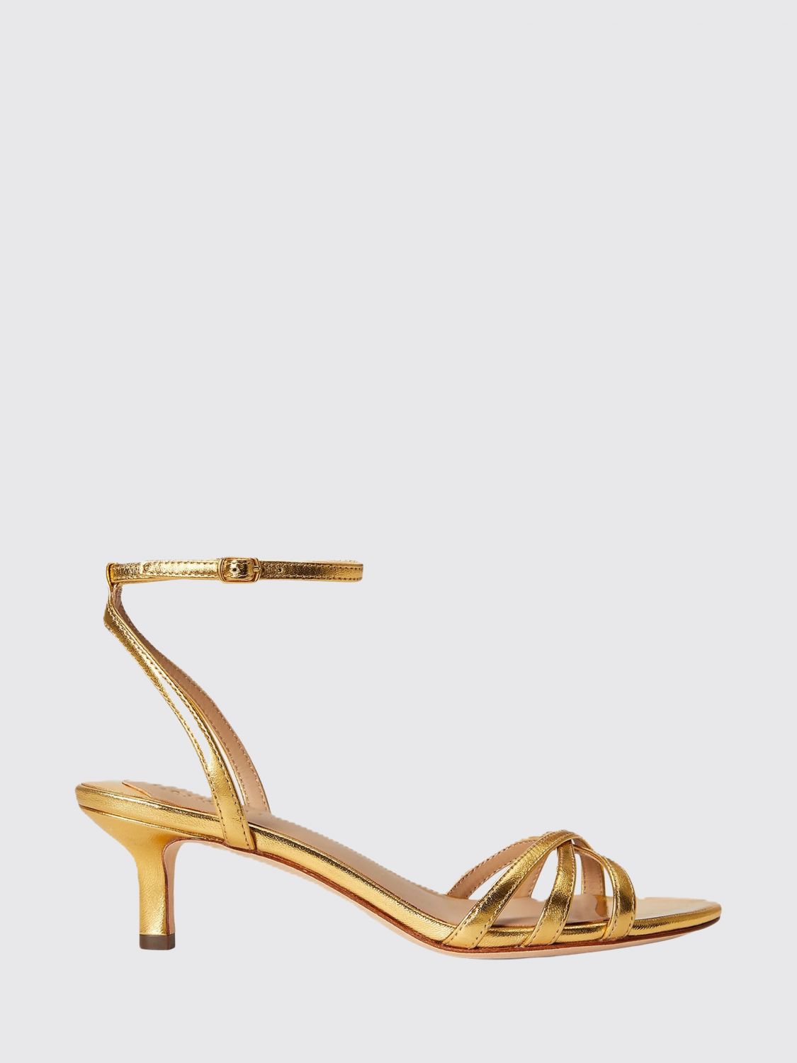 LAUREN RALPH LAUREN Sandalo Kendyl in pelle laminata