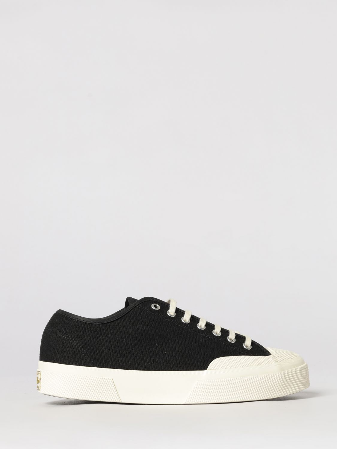 Superga 2432 Works Cotton Sneakers with Rubber Toe Cap and Sole