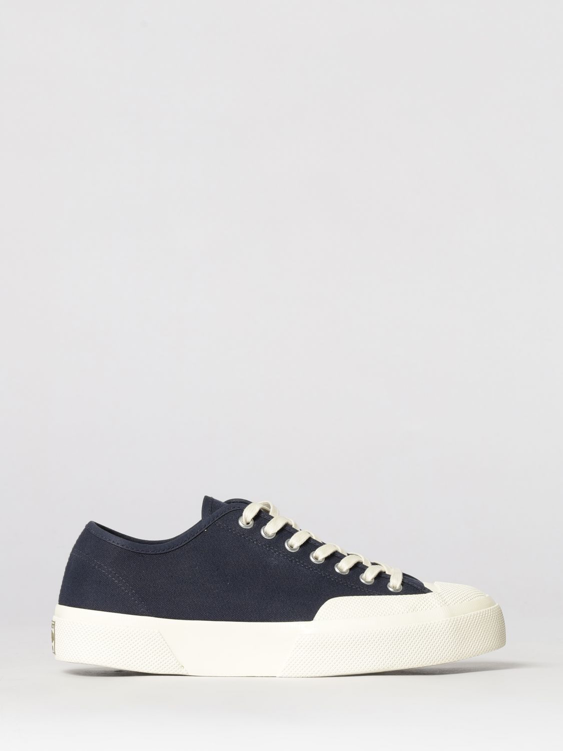 Superga 2432 Works Cotton Sneakers with Rubber Toe Cap and Sole