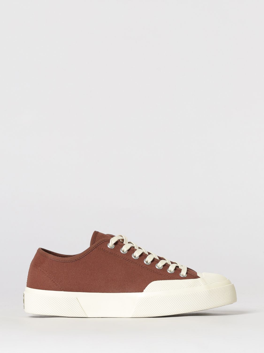 Superga 2432 Works Cotton Sneakers with Rubber Toe Cap and Sole