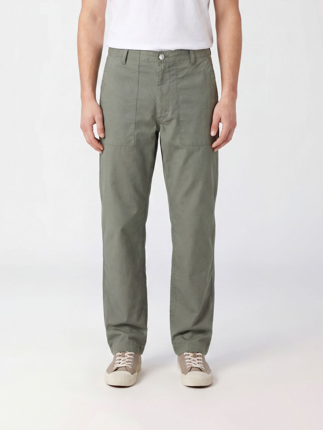 Edwin Cotton Straight Trousers