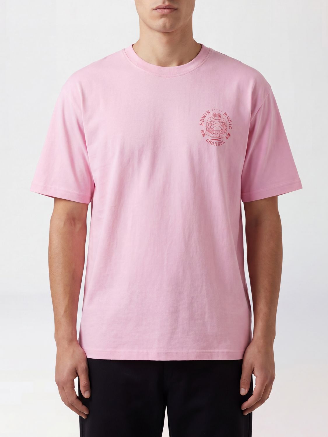 Edwin Printed Cotton T-shirt