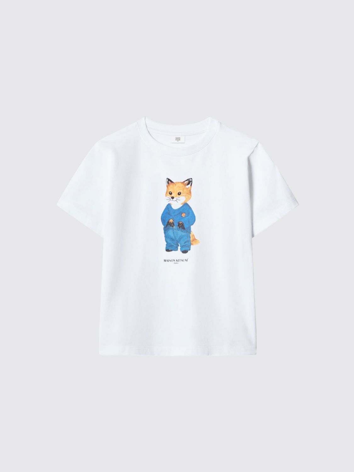 MAISON KITSUNÉ Bedrucktes Baumwoll-T-Shirt