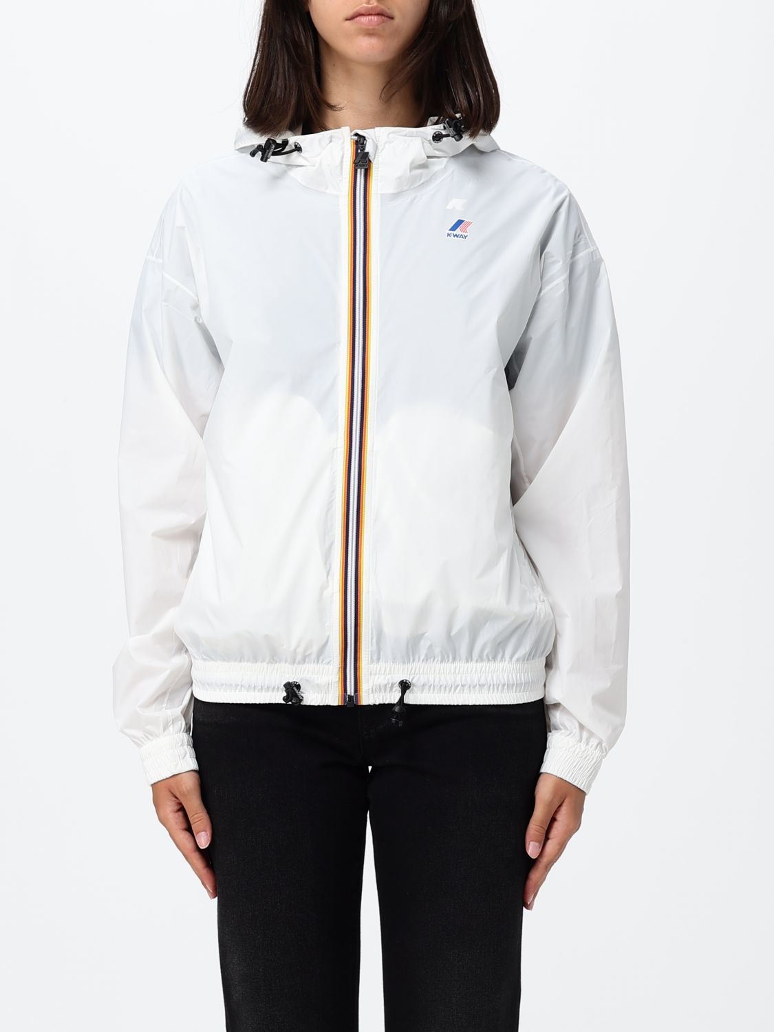 K-WAY Giacca Donna colore Bianco