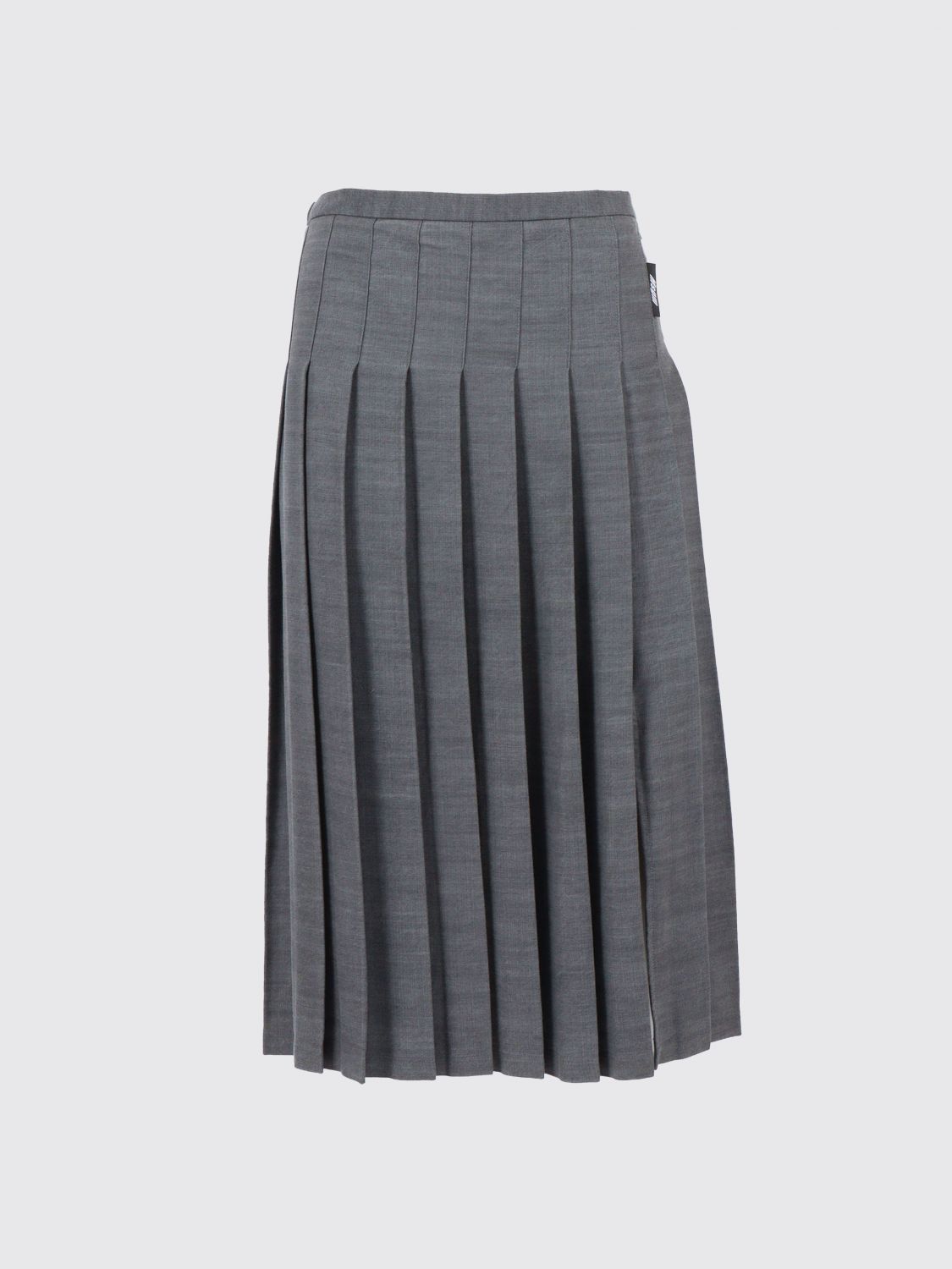 MSGM Kids Girl's Pleated Long Lyocell Skirt with Side Pockets　MSGM キッズ ガールズ プリーツ ロング リヨセル スカート サイドポケット付き MSGM