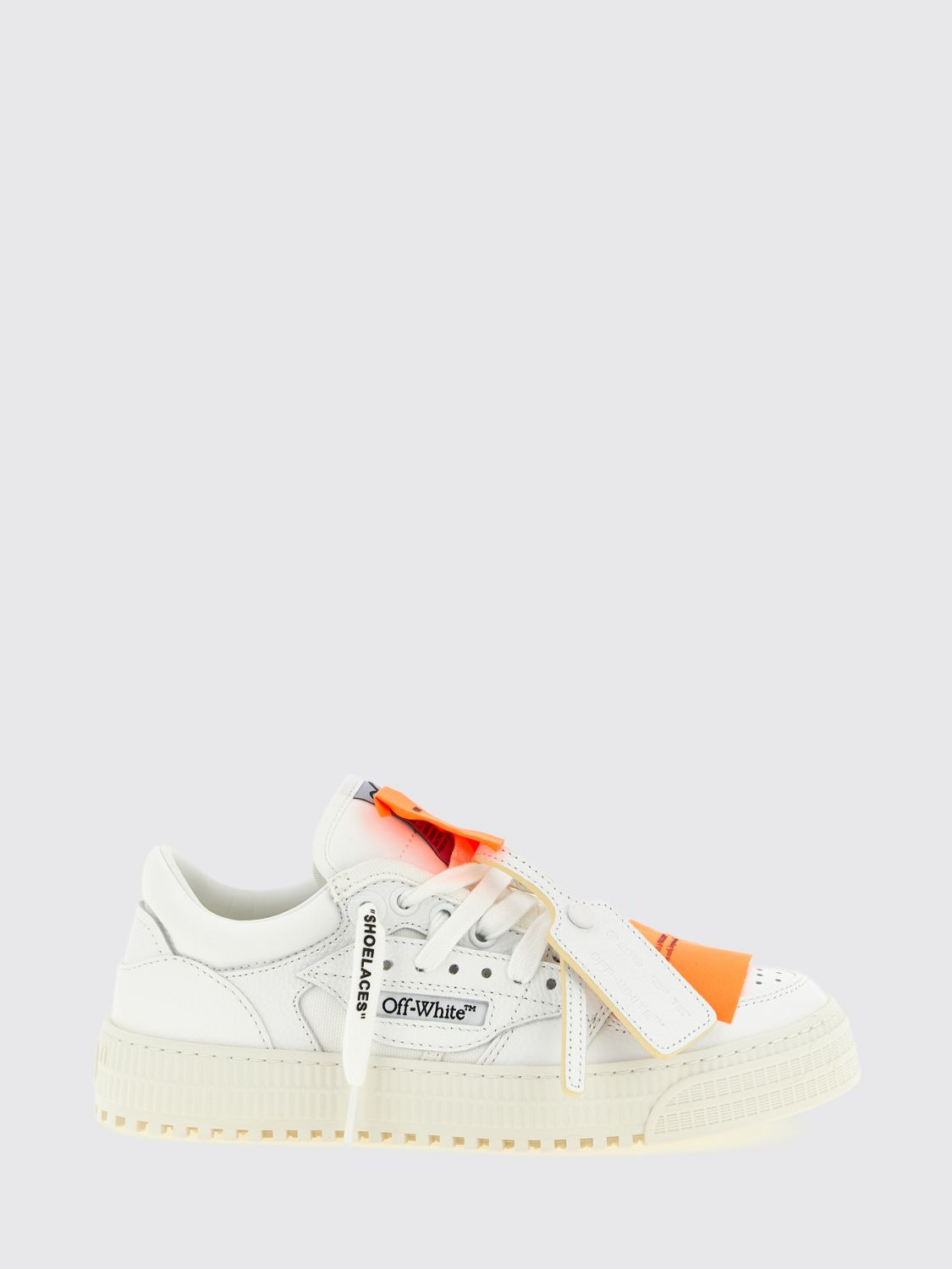 Off-White 3.0 Court Leather And Cotton Sneakers　オフホワイト 3.0 コート レザー アンド コットン スニーカー Off-White