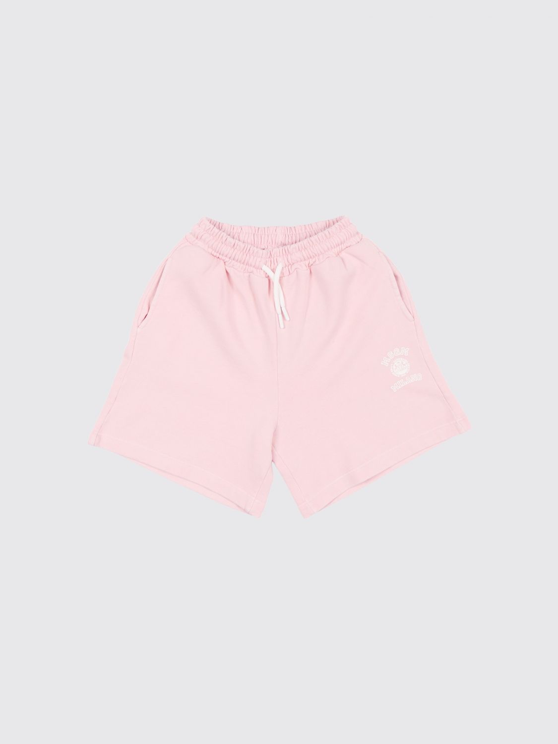 MSGM Kids Boy's Cotton Jogging Shorts with Contrast Logo　MSGM キッズ ボーイズ コットン ジョギング ショーツ コントラスト ロゴ付き MSGM