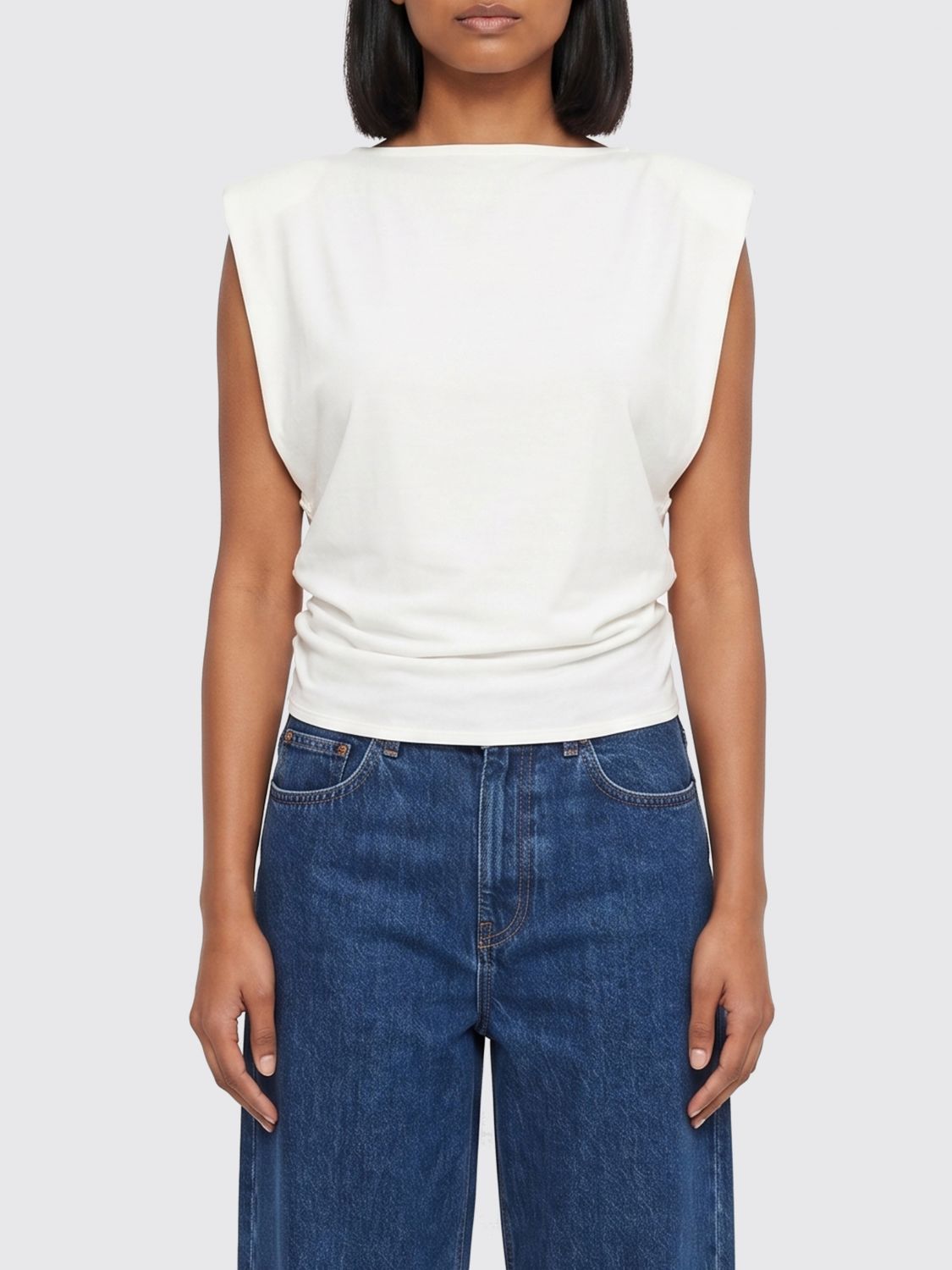 JACQUEMUS Top Woman color White