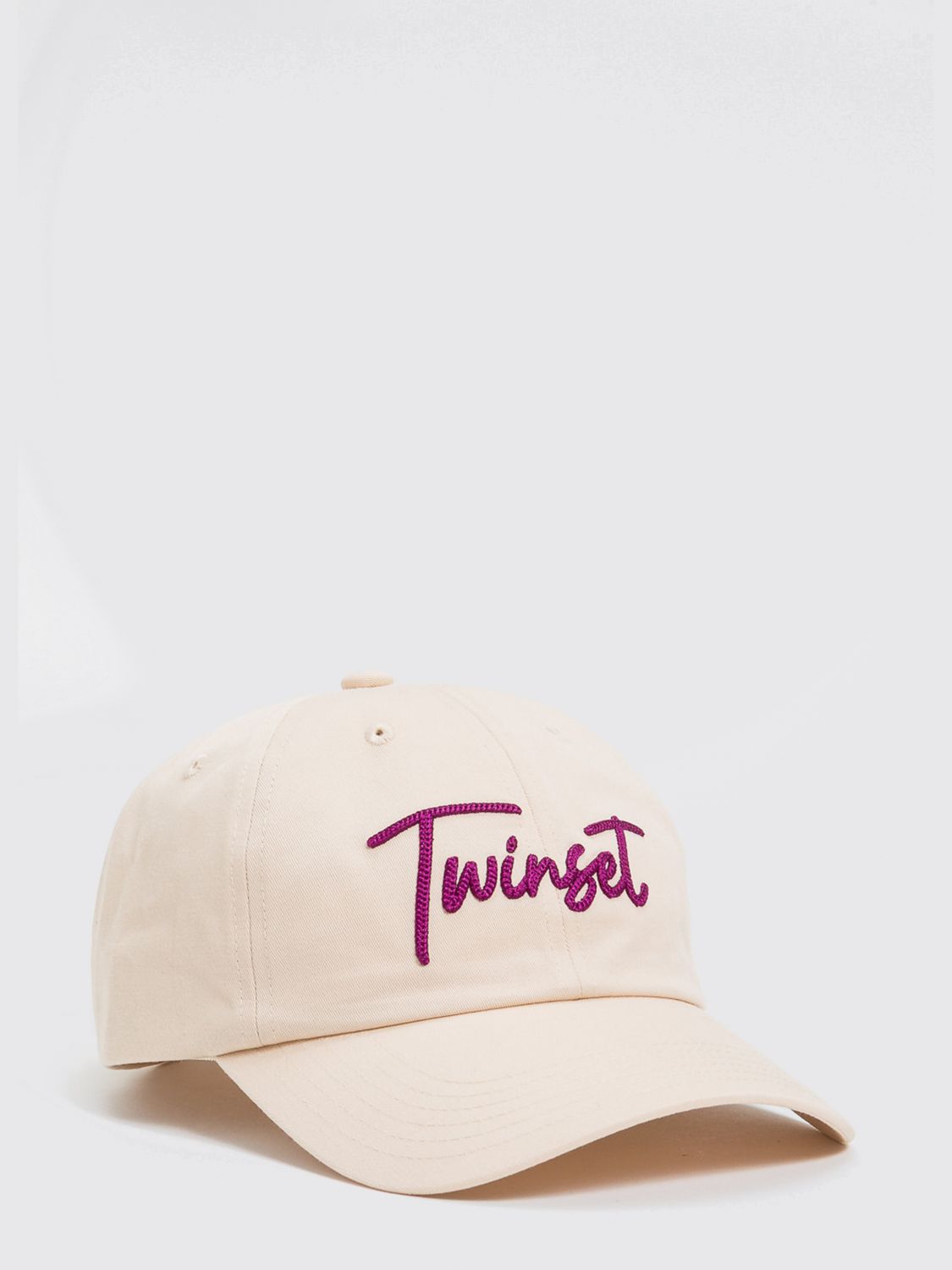 Twinset Cotton Hat with Embroidered Logo · OS