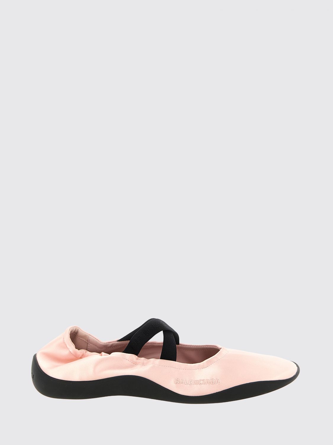 BALENCIAGA Shibuya Bicolour Polyester Mary Jane Flats with Logo　バレンシアガ 渋谷 バイカラー ポリエステル メリージェーン フラット ロゴ付き BALENCIAGA