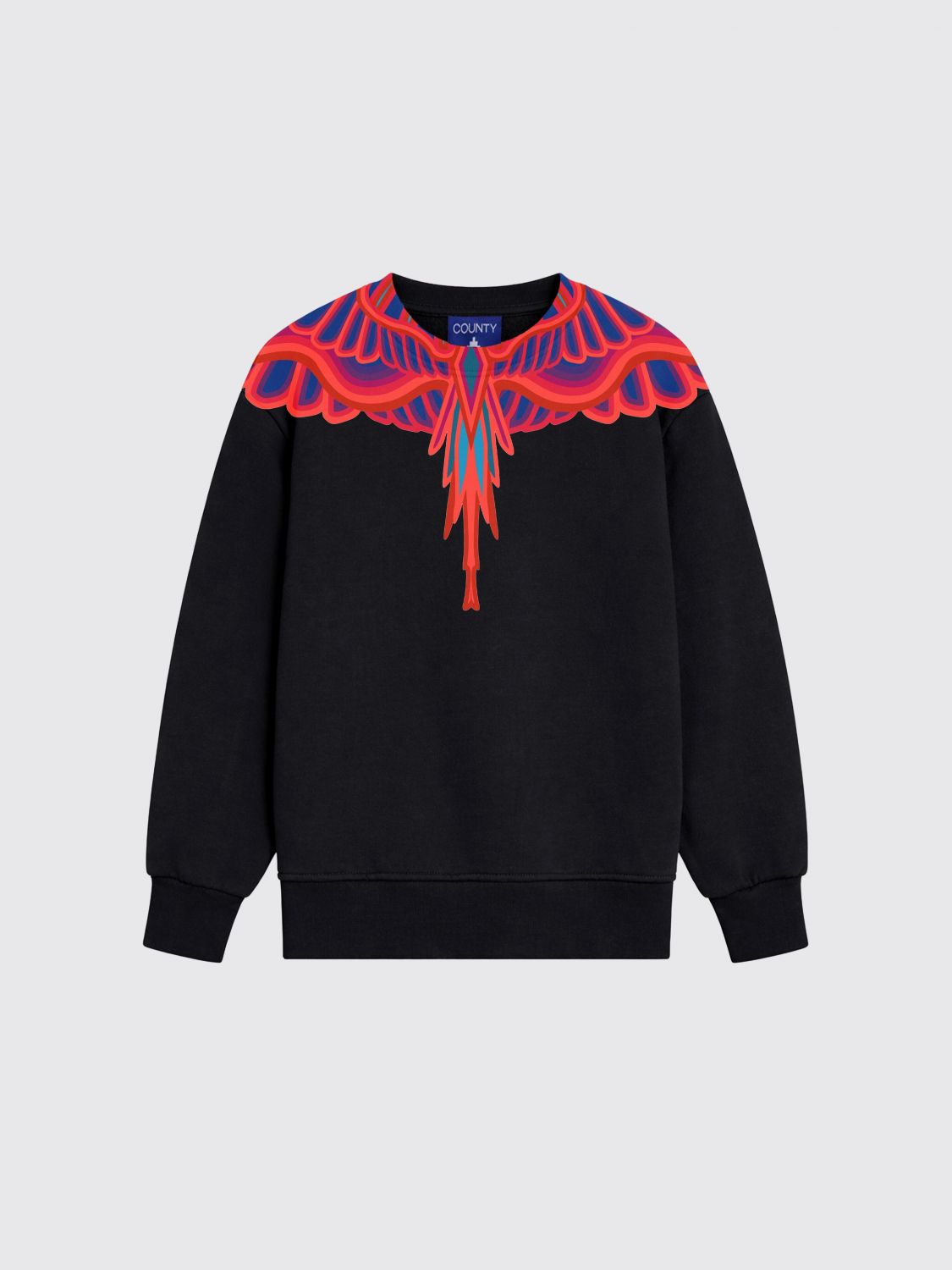 County of Milan Sweatshirt von für Jungen aus Baumwolle mit Grafikdruck und Rundhalsausschnitt