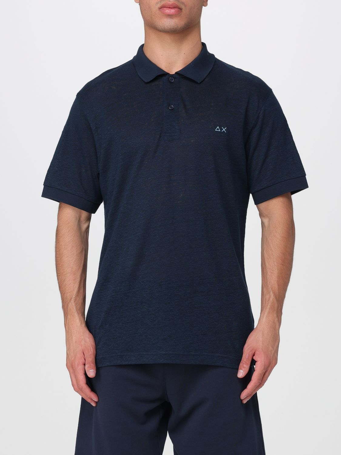 SUN68 Polo in cotone con logo