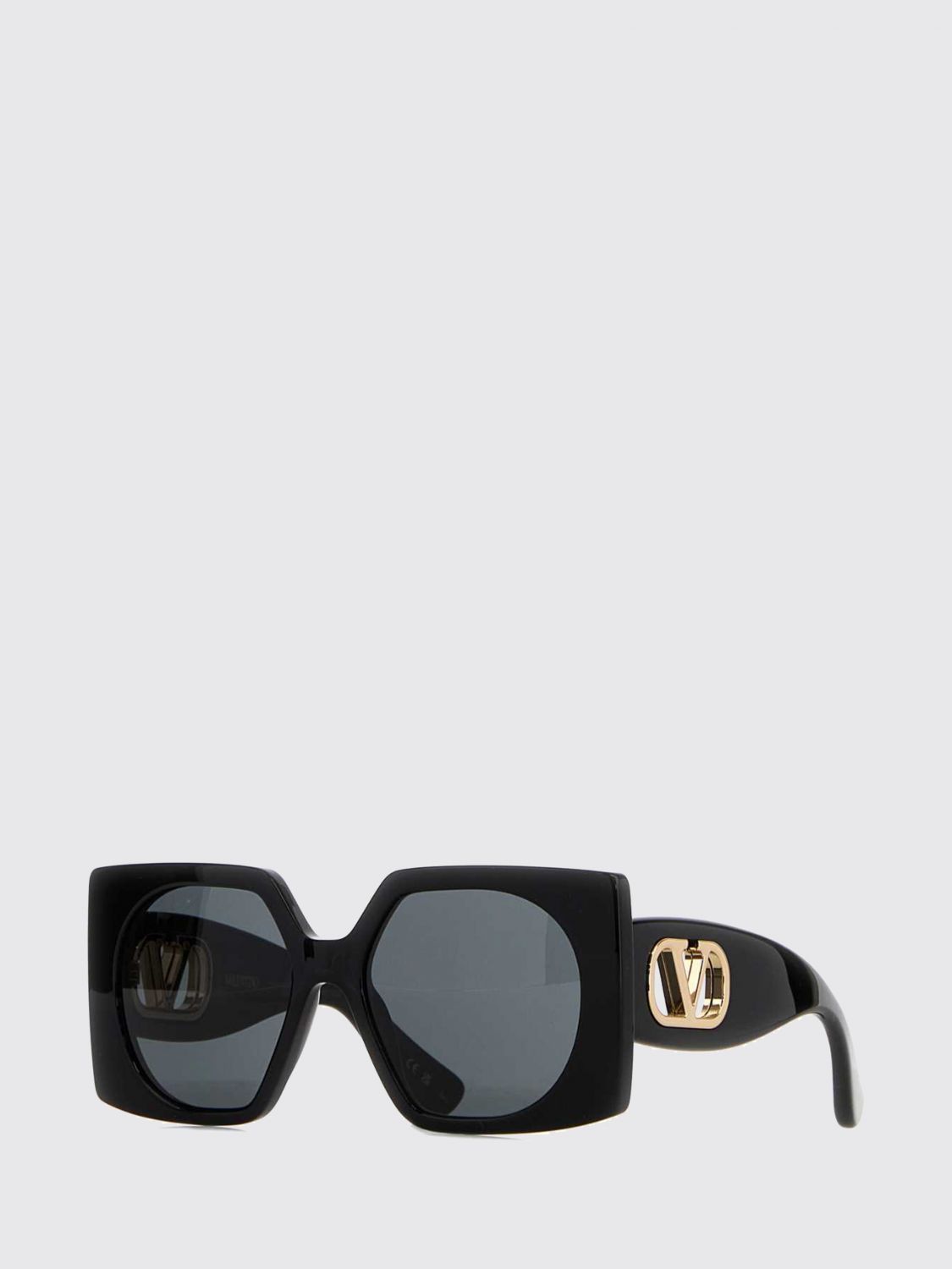 VALENTINO VALENTINO GARAVANI VLogo Signature Square Sunglasses in Acetate　VALENTINO GARAVANI Vロゴ シグネチャー スクエア サングラス (アセテート)
